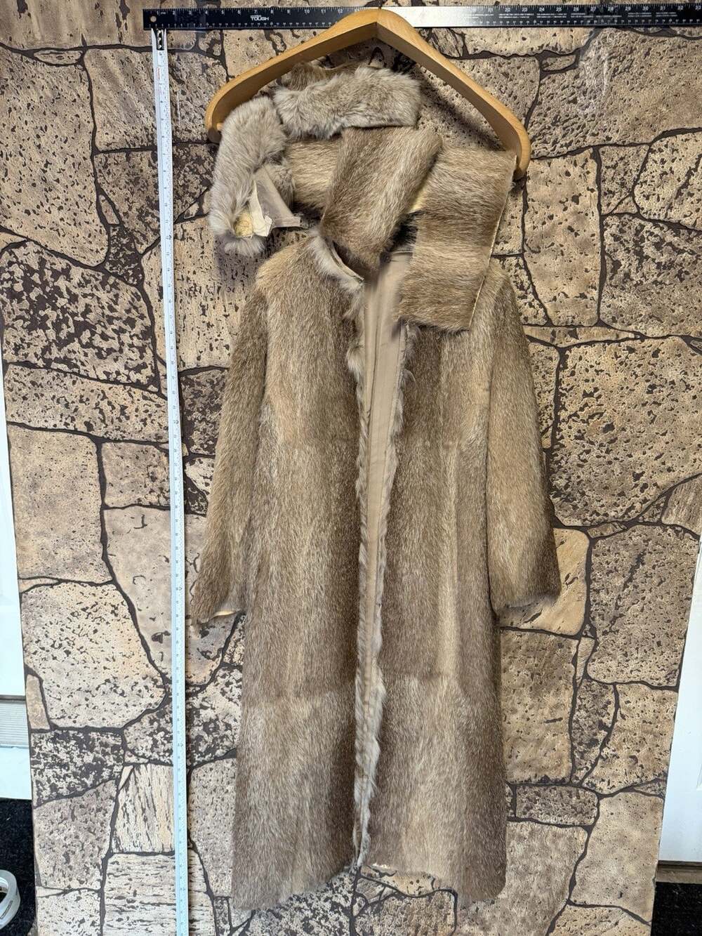 Vintage Nutria Fur Coat Cutter Craft Pelts Upcycle DIY